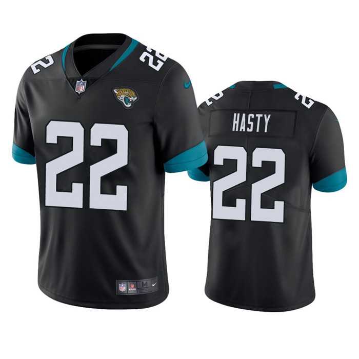 Men & Women & Youth Jacksonville Jaguars #22 JaMycal Hasty Black Vapor Untouchable Limited Stitched Jersey